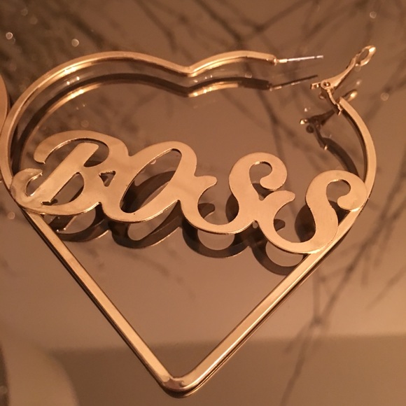 Boss Heart Earrings✨✨ - Picture 2 of 4